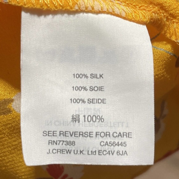 MADEWELL SIZE 14 Silk Wrap Cami Top in Painted Carnations J2992‎ - Picture 5 of 5